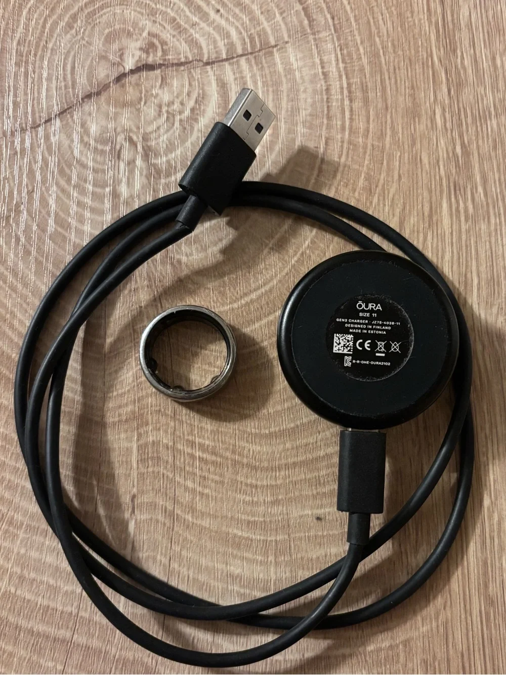 Oura Ring Gen3 Horizon - Silver (Size 11)